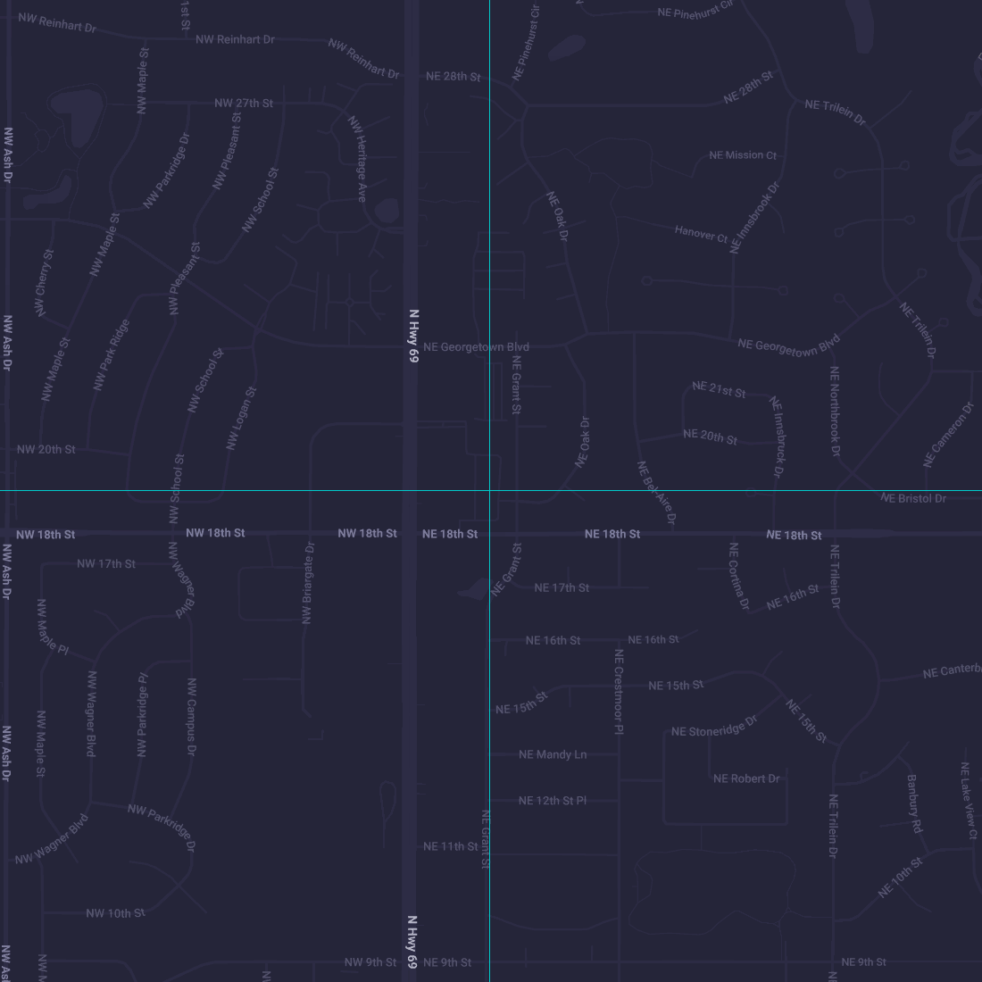 Map showing House of Blades location in Ankeny
